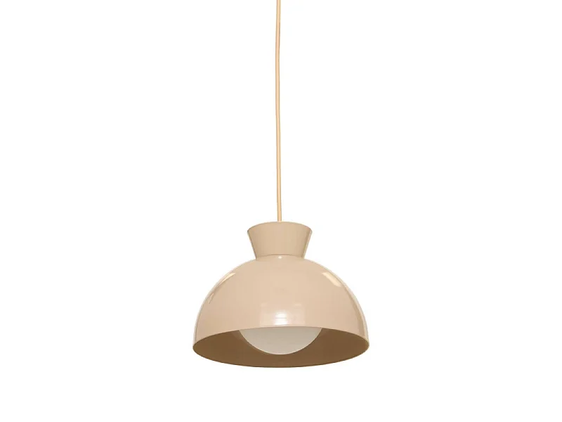 Suspension Lito D22 cm métal beige Atmosphera