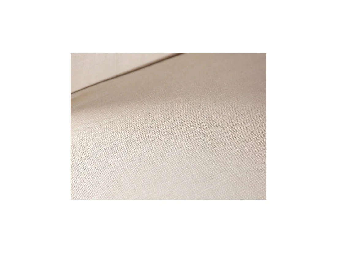 Lot de 2 Sessel REGINA beige gepolstert – Gepolsterte Armlehnen und Beine aus hellem Massivholz