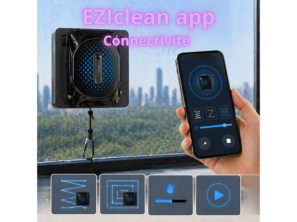 Robot Lave-vitres eziclean® Windobot S8 X