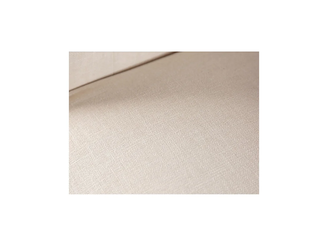Lot de 2 Stühle REGINA beige gepolstert – Hohe Chesterfield-Rückenlehne und Massivholzbeine