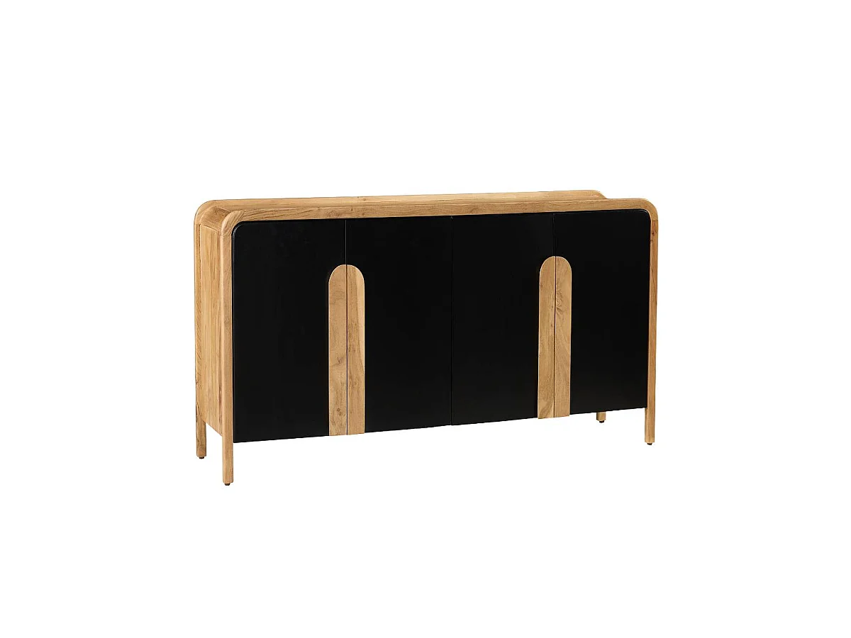 Buffet 4 portes en bois d'acacia César