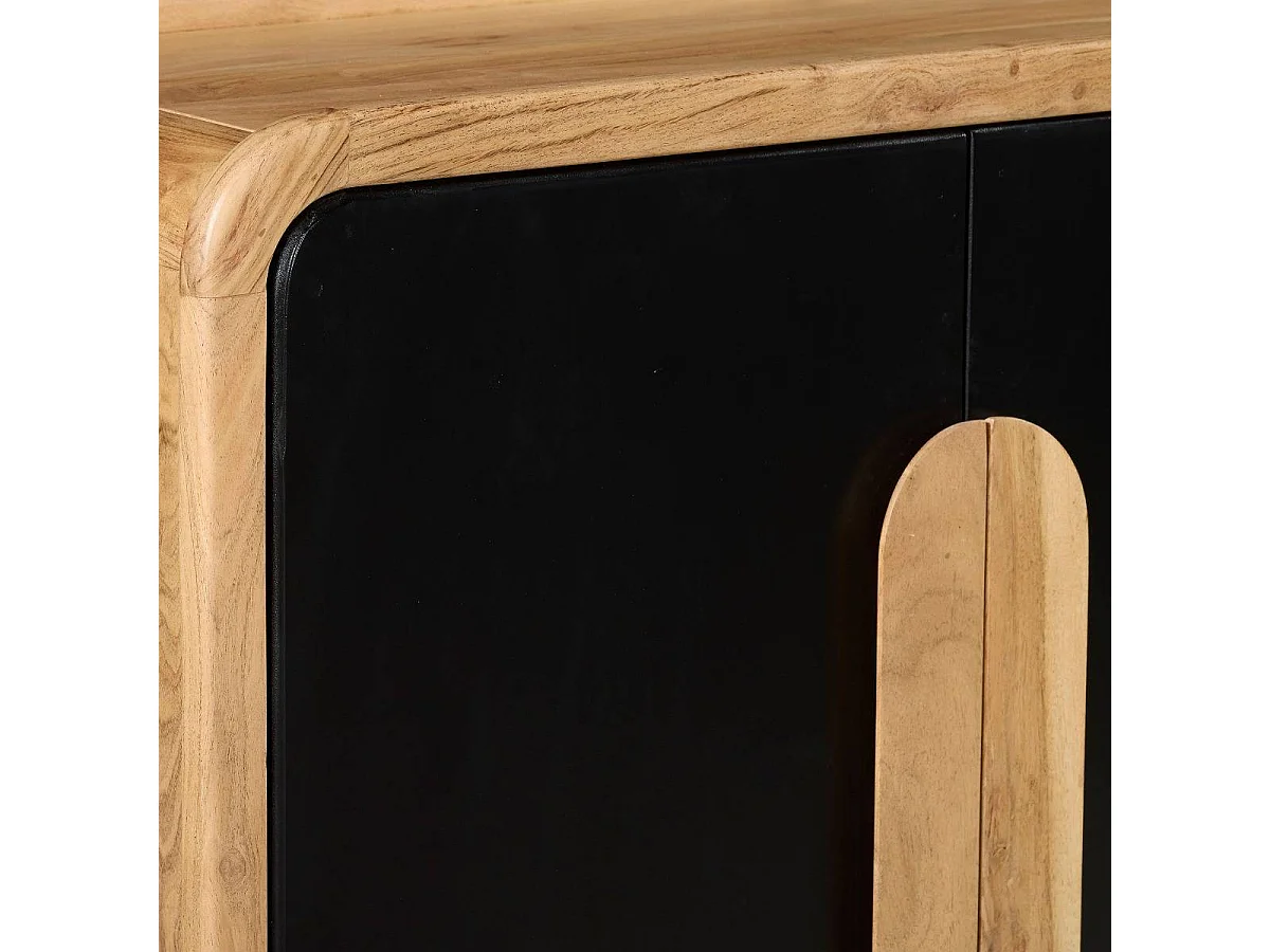 Buffet 4 portes en bois d'acacia César