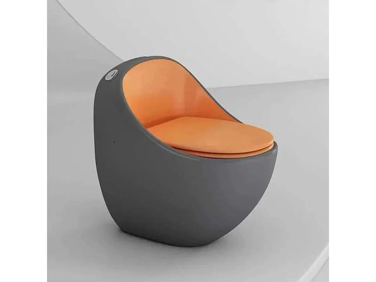 Toilette Monobloc sans bride, moderne