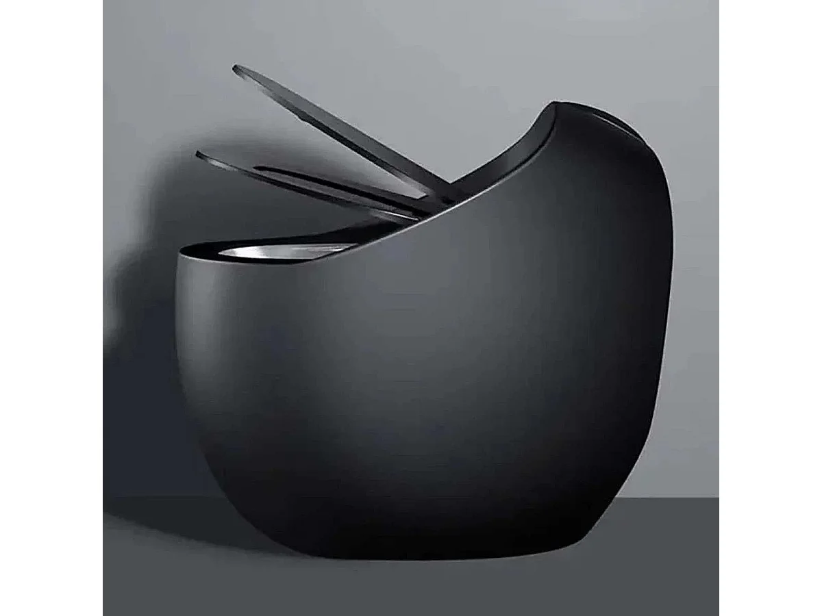 Toilette Monobloc sans bride, noir