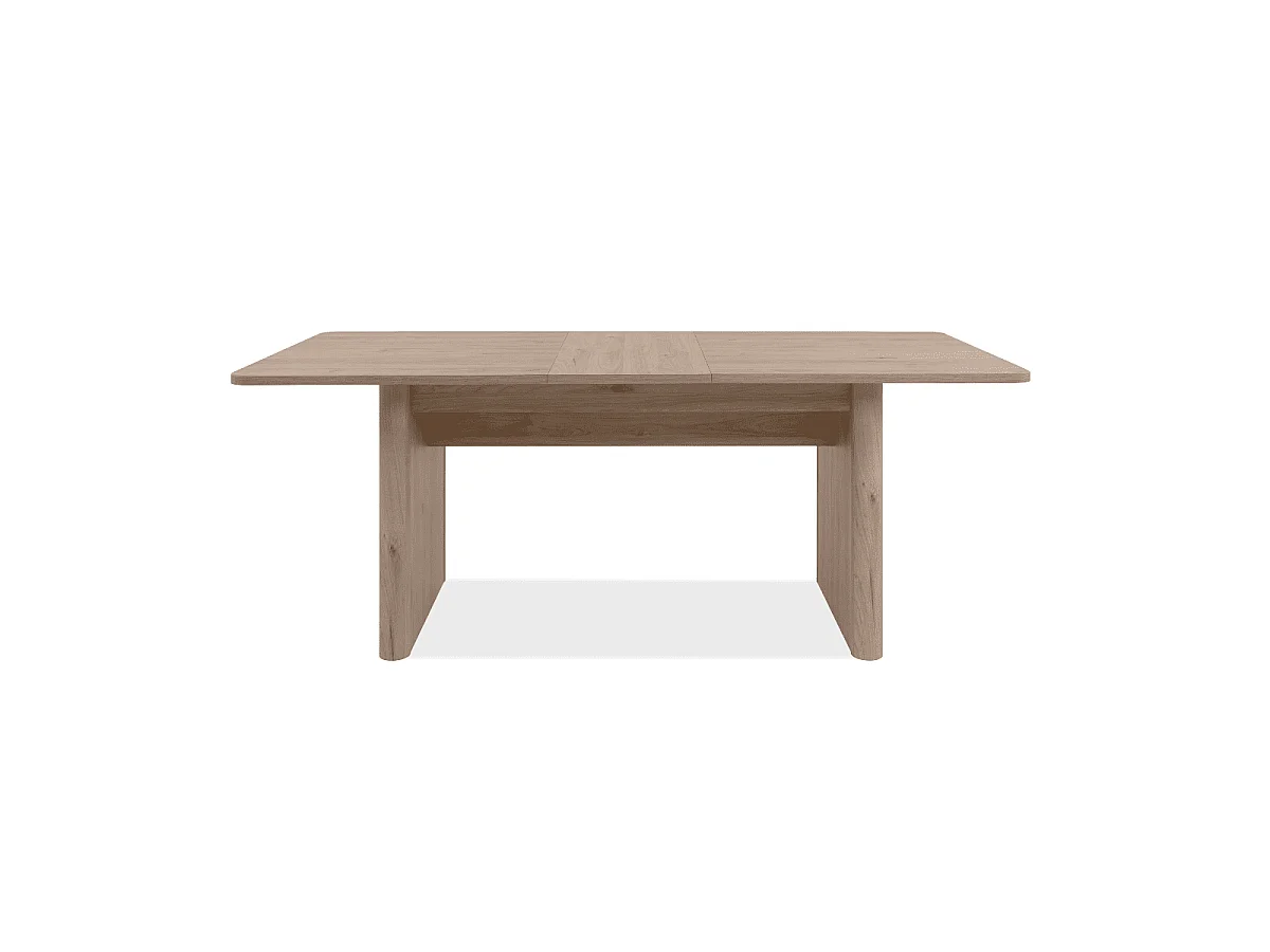 Table extensible de 160 à 200 cm effet bois - MILY
