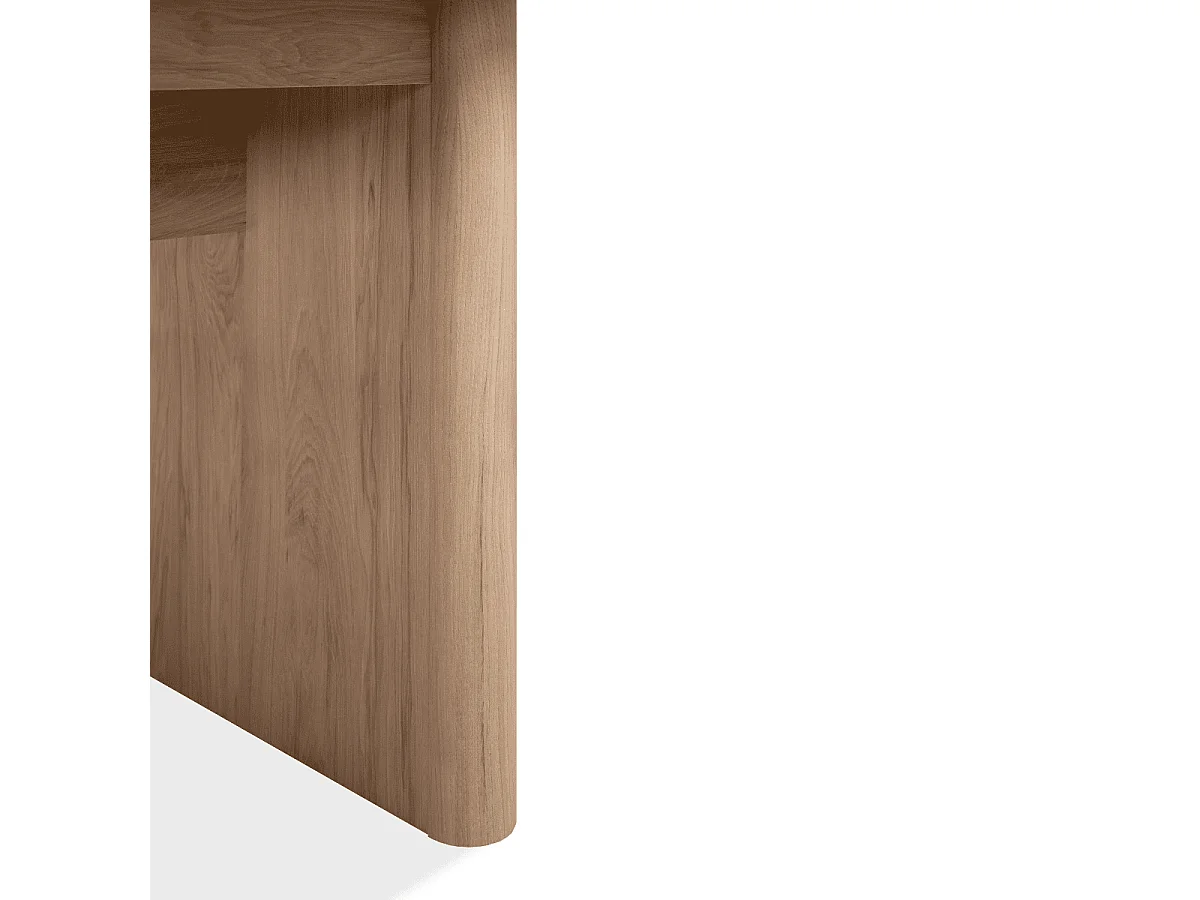 Table extensible de 160 à 200 cm effet bois - MILY