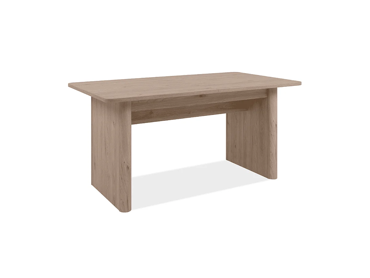 Table extensible de 160 à 200 cm effet bois - MILY