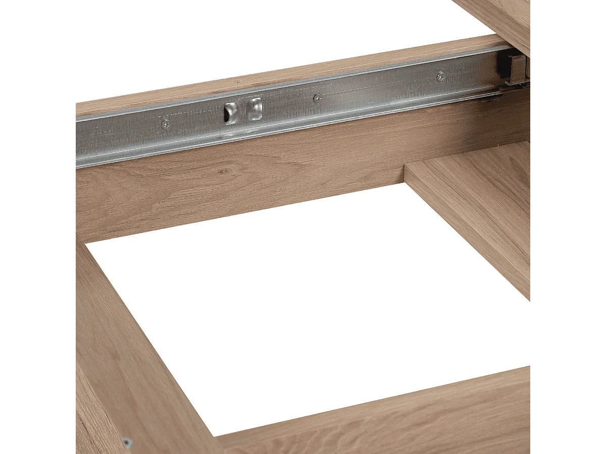 Table extensible de 160 à 200 cm effet bois - MILY