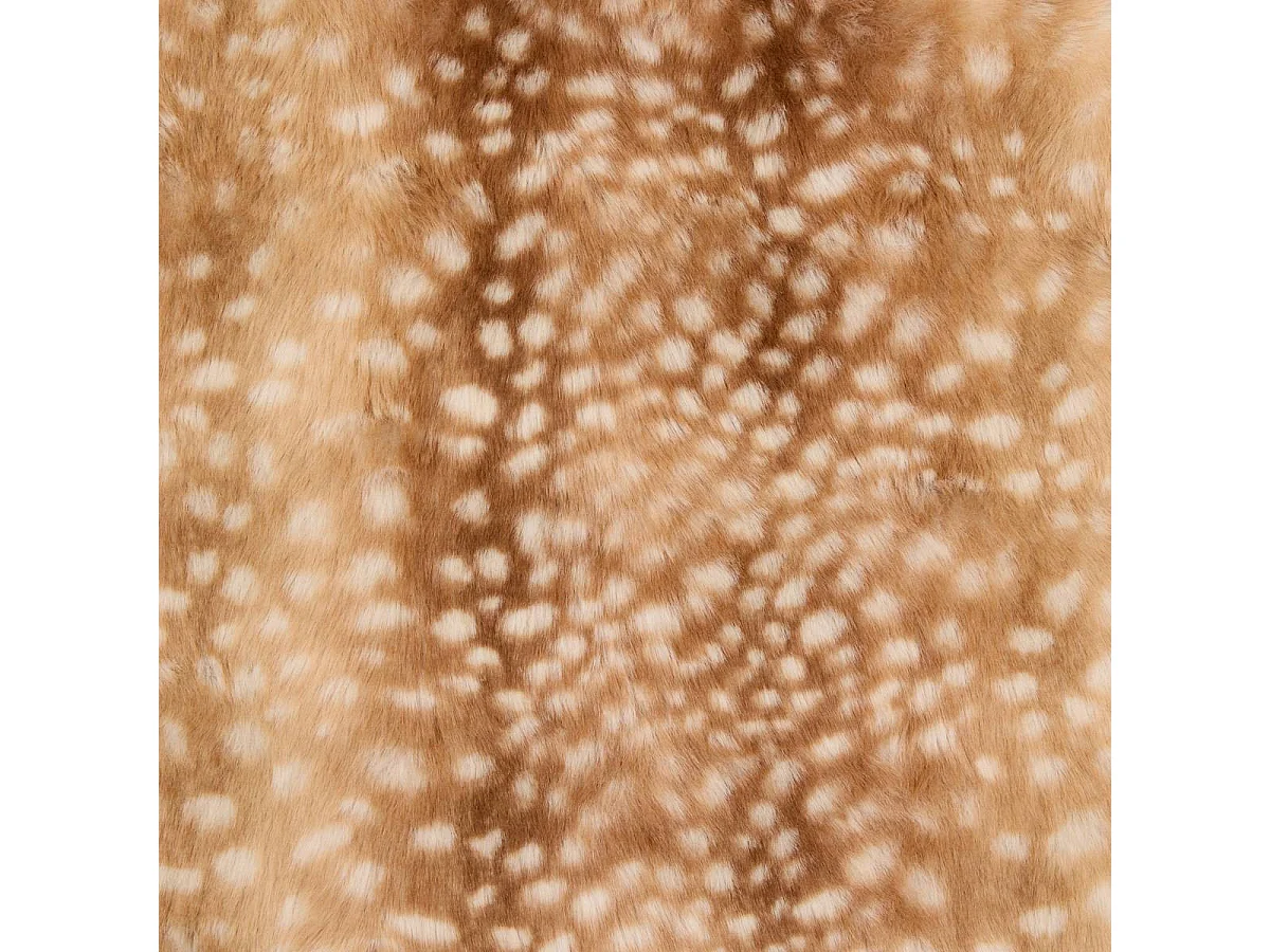 Plaid Imitation Fourrure 3D "Zephy" 120x160cm Caramel