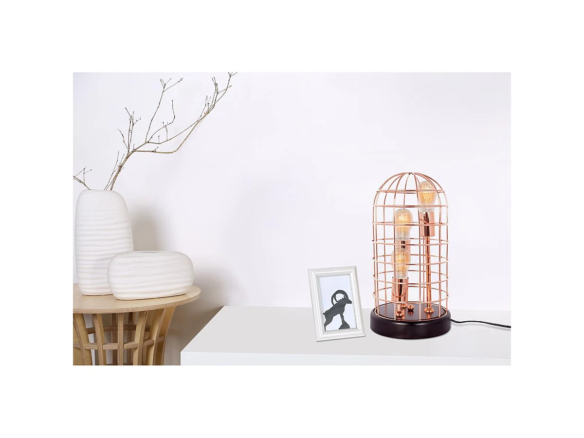 Lampe à Poser Design "Kepler" 40cm Cuivre