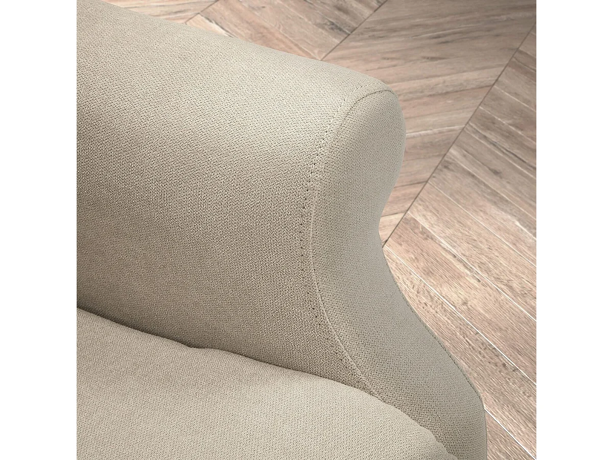 Fauteuil releveur relax électrique tissu waterproof ivoire - ALCANTI