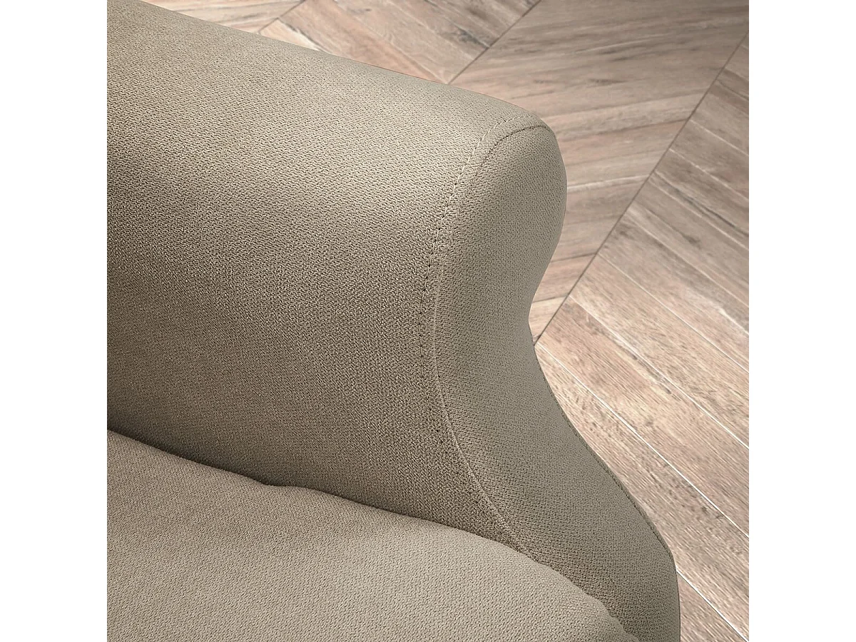 Fauteuil releveur relax électrique tissu waterproof beige - ALCANTI