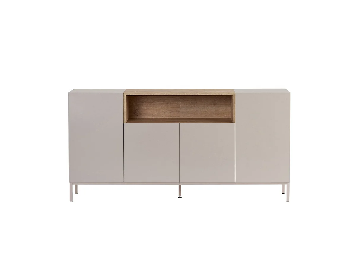 Sideboard mit 4 Türen und 1 Nische B160 cm - CALVO