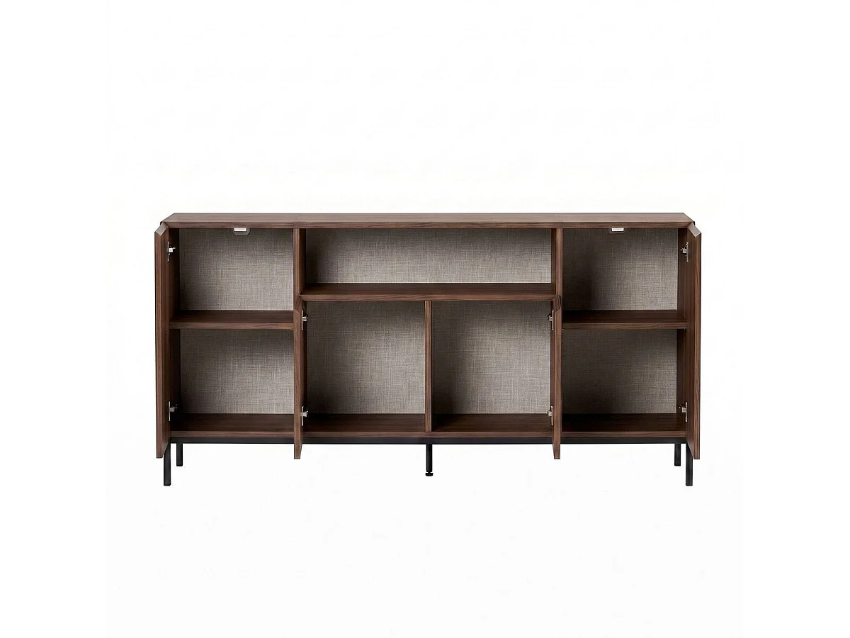 Buffet 4 portas 1 nicho L160 cm - OLIVER