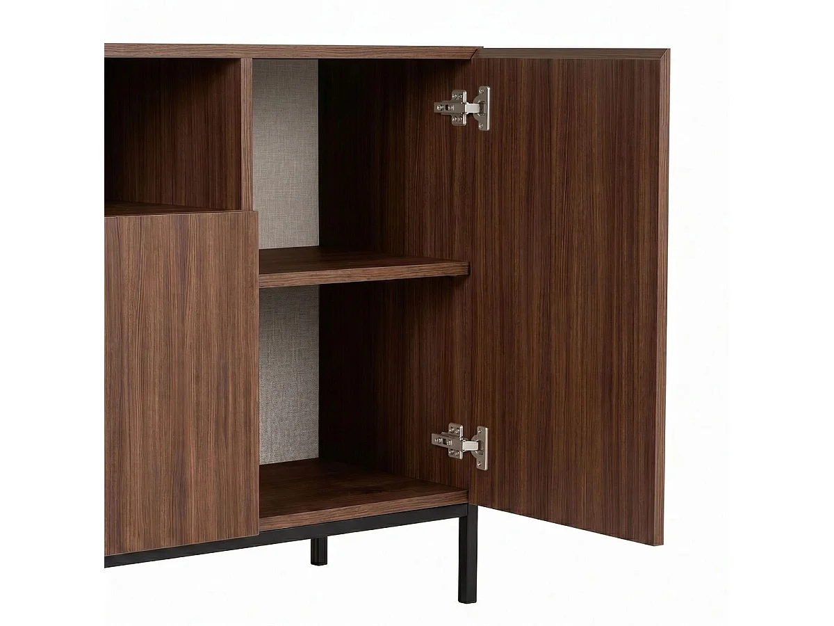 Buffet 4 portas 1 nicho L160 cm - OLIVER