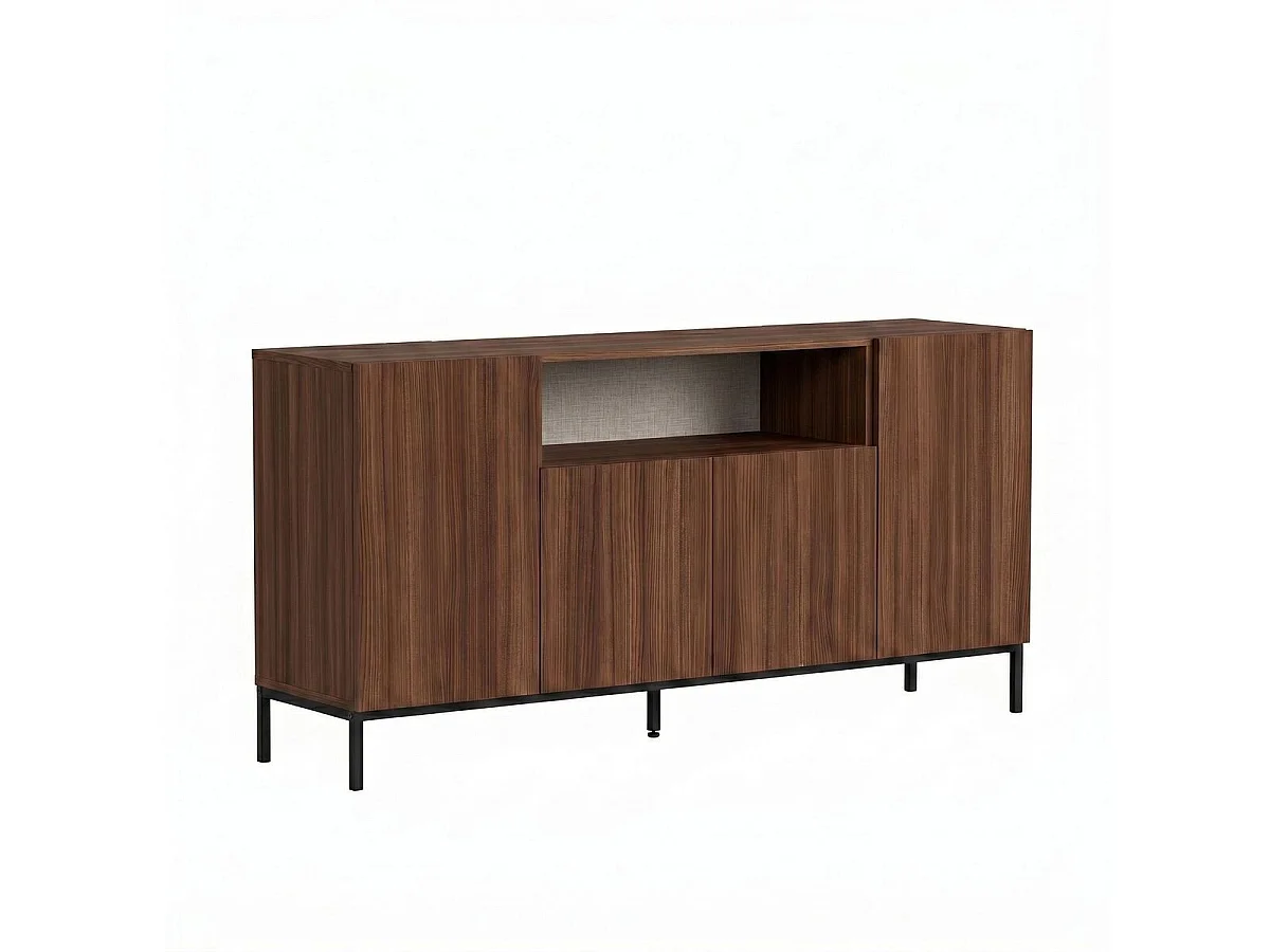 Buffet 4 portas 1 nicho L160 cm - OLIVER