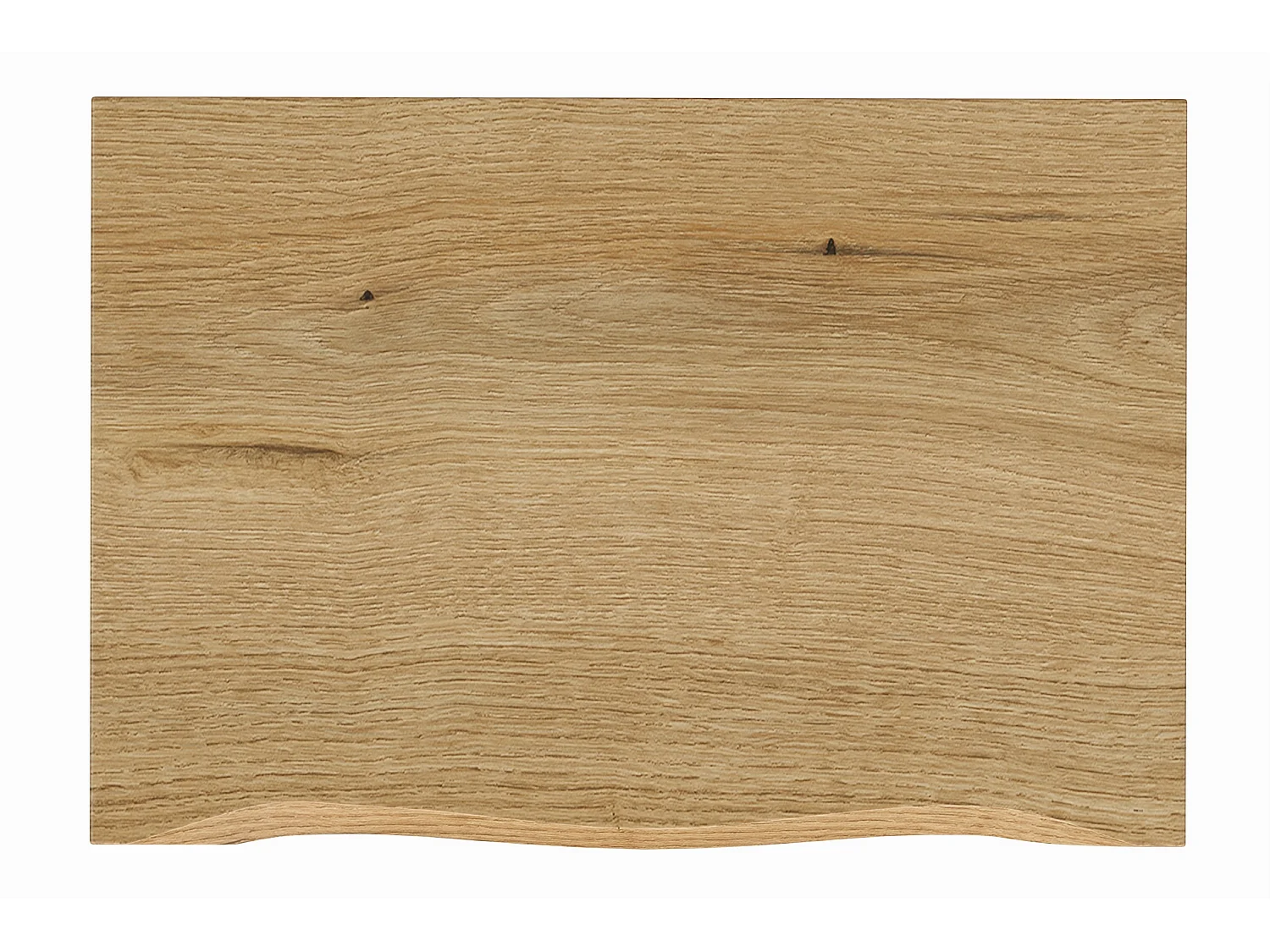 Plan de toilette 60 cm NATURE COAST EVOKE avec bord irrégulier