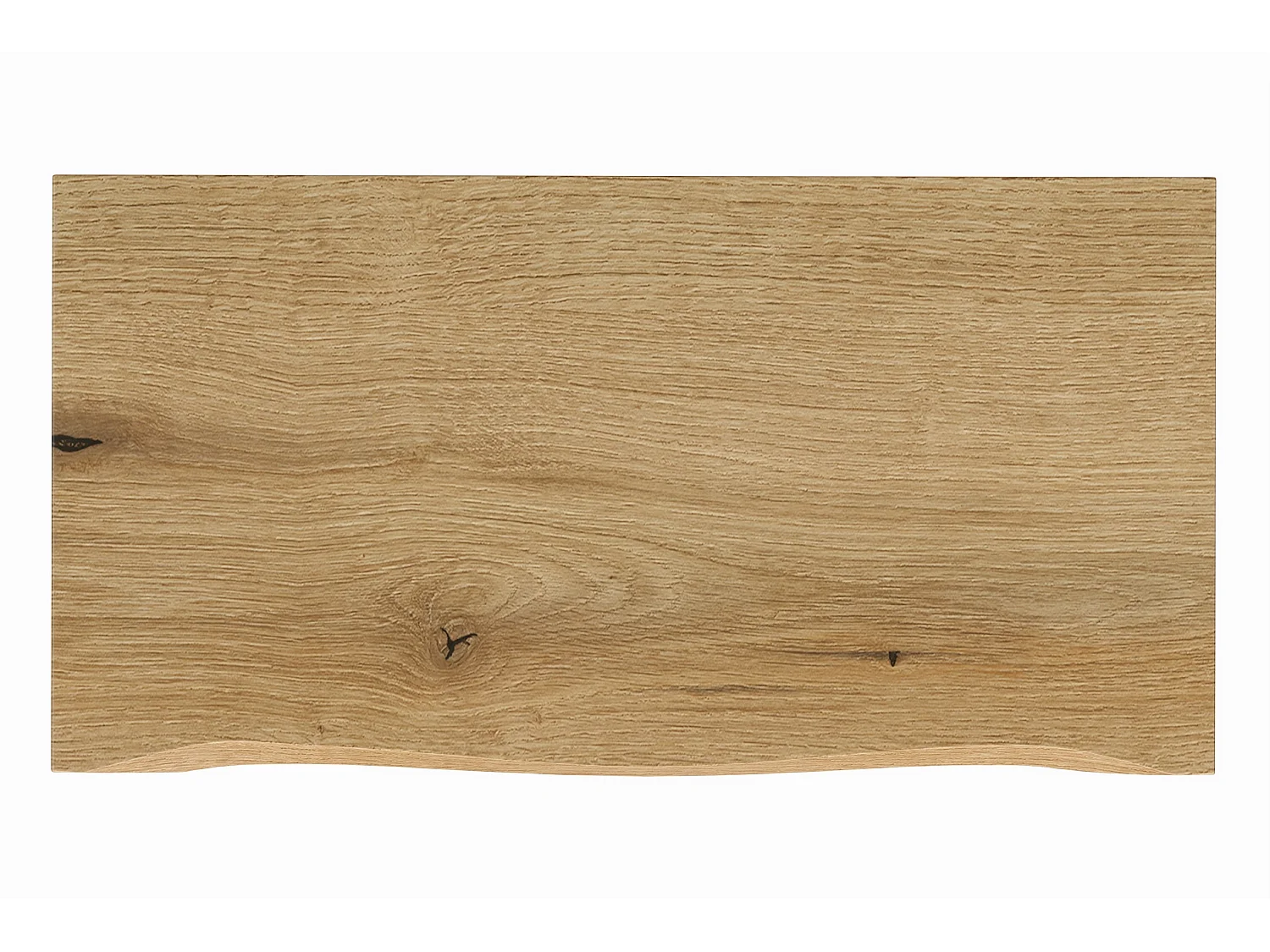 Plan de toilette 80 cm NATURE COAST EVOKE avec bord irrégulier