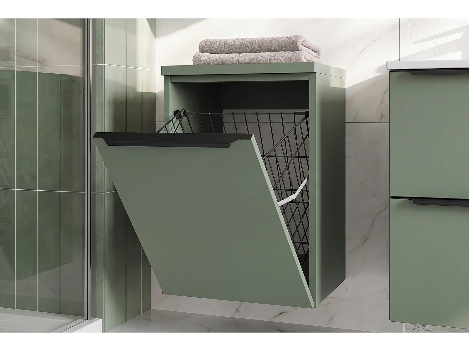 Plan de toilette Sombra Green 40 cm