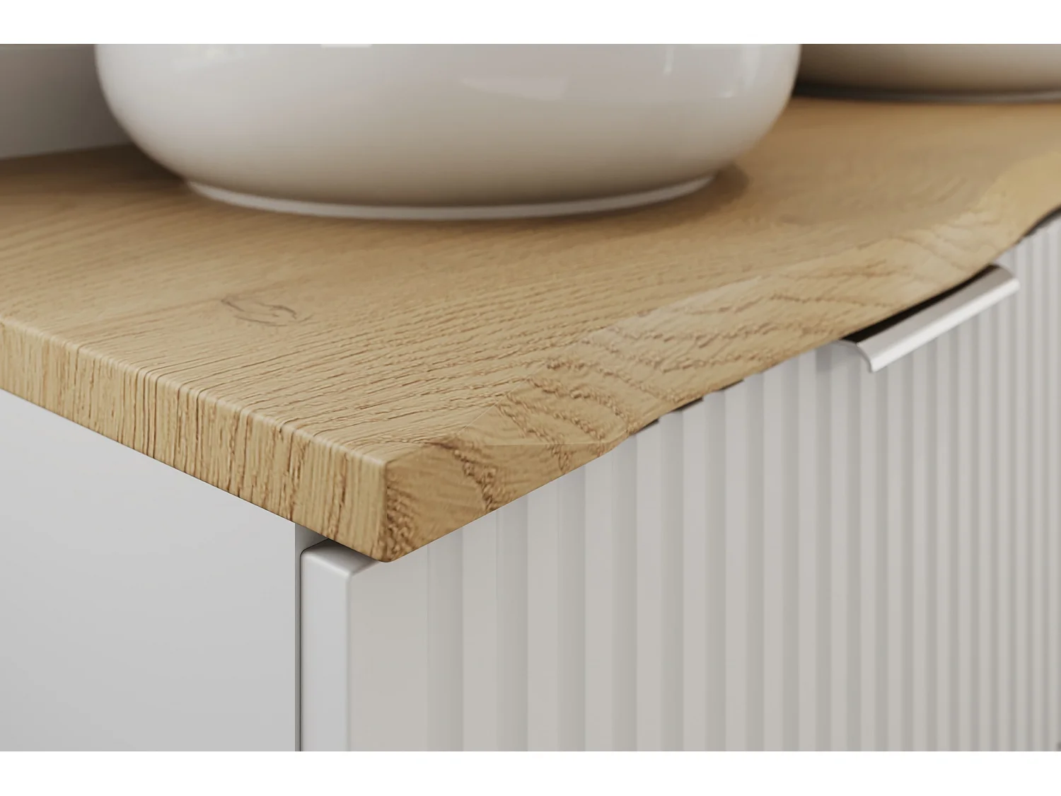 Plan de toilette 120 cm NATURE Chêne Cremona