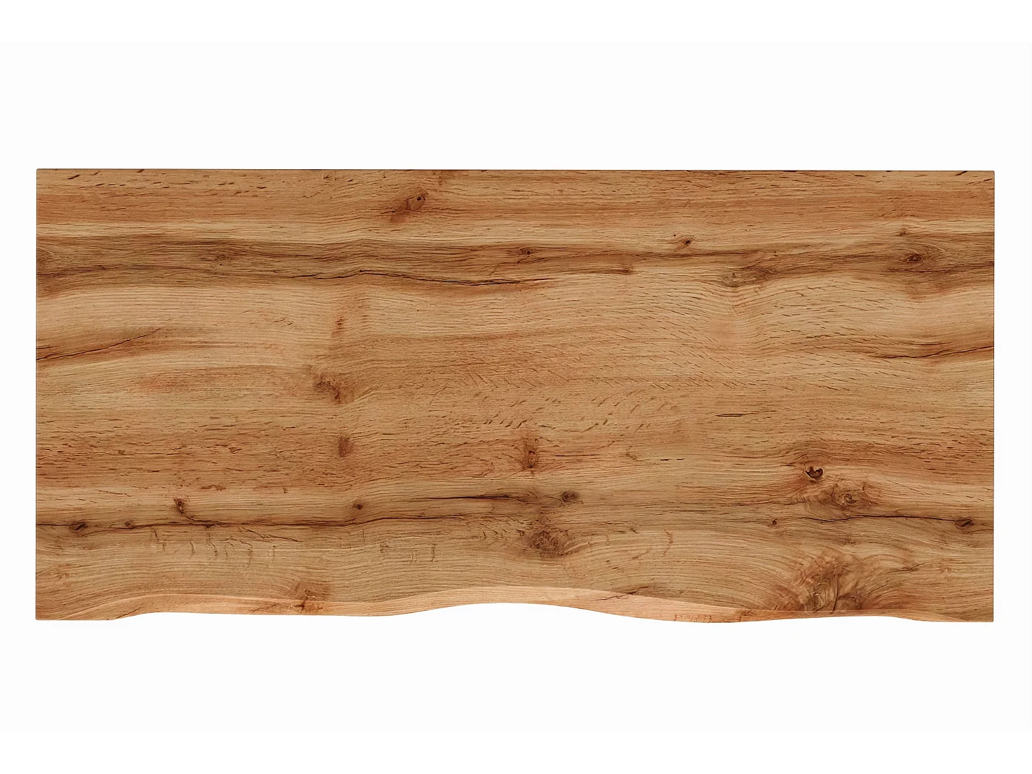 Plan de toilette 100 cm NATURE Chêne Wotan - bord irrégulier