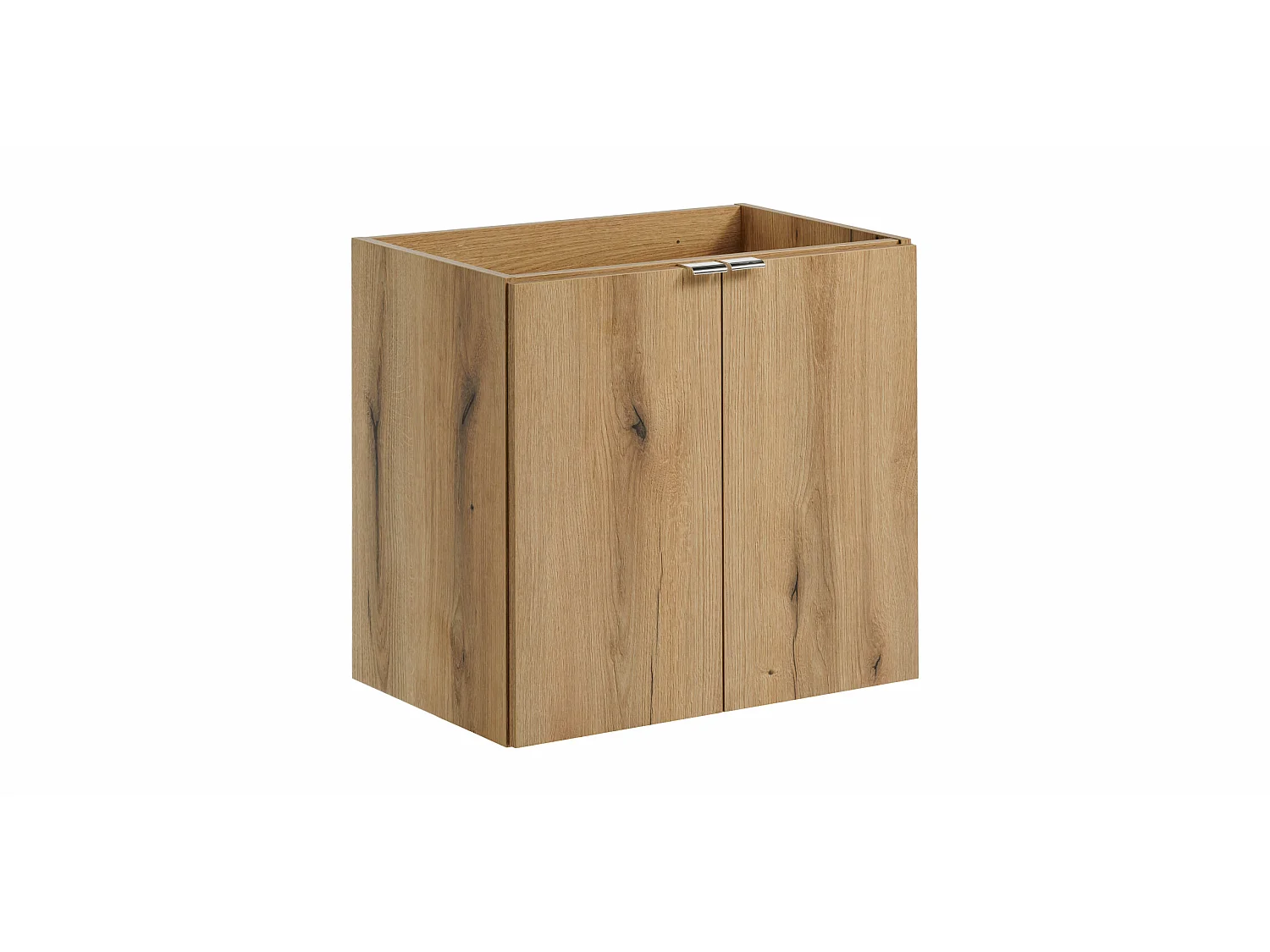 Ensemble de meubles Nova Oak 120 cm avec plan de toilette et 2 vasques à poser Wiki