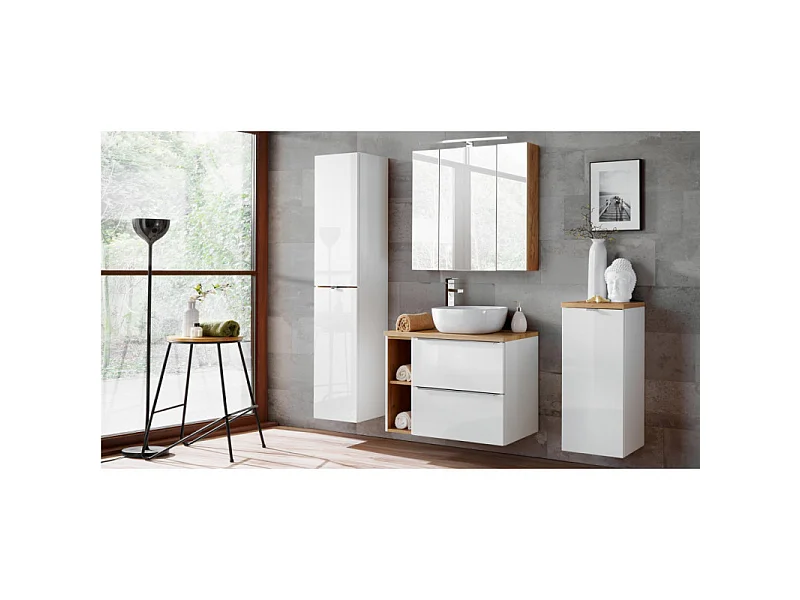 Plan de toilette 80 cm Capri Oak
