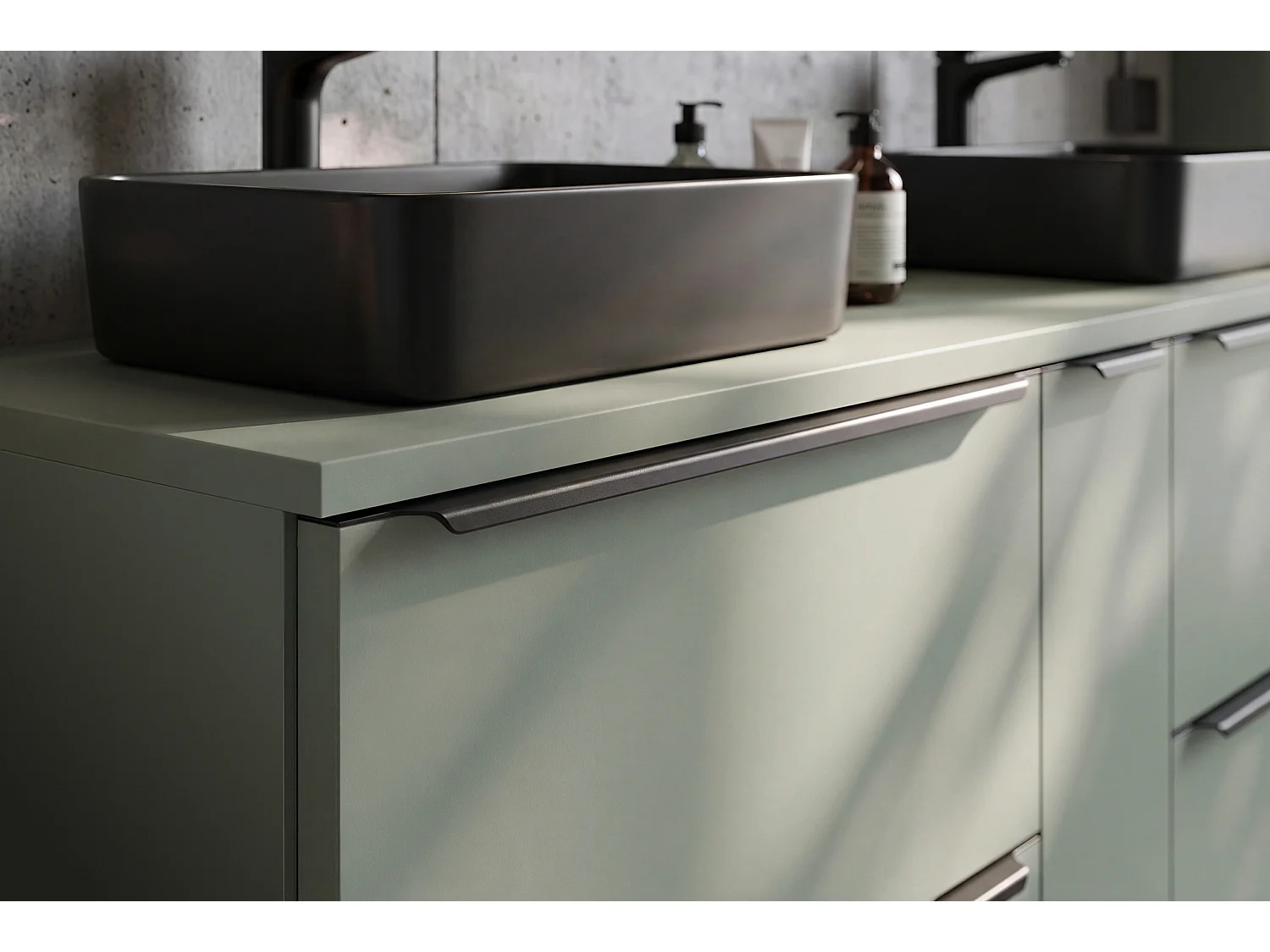 Plan de toilette Sombra Green 140 cm