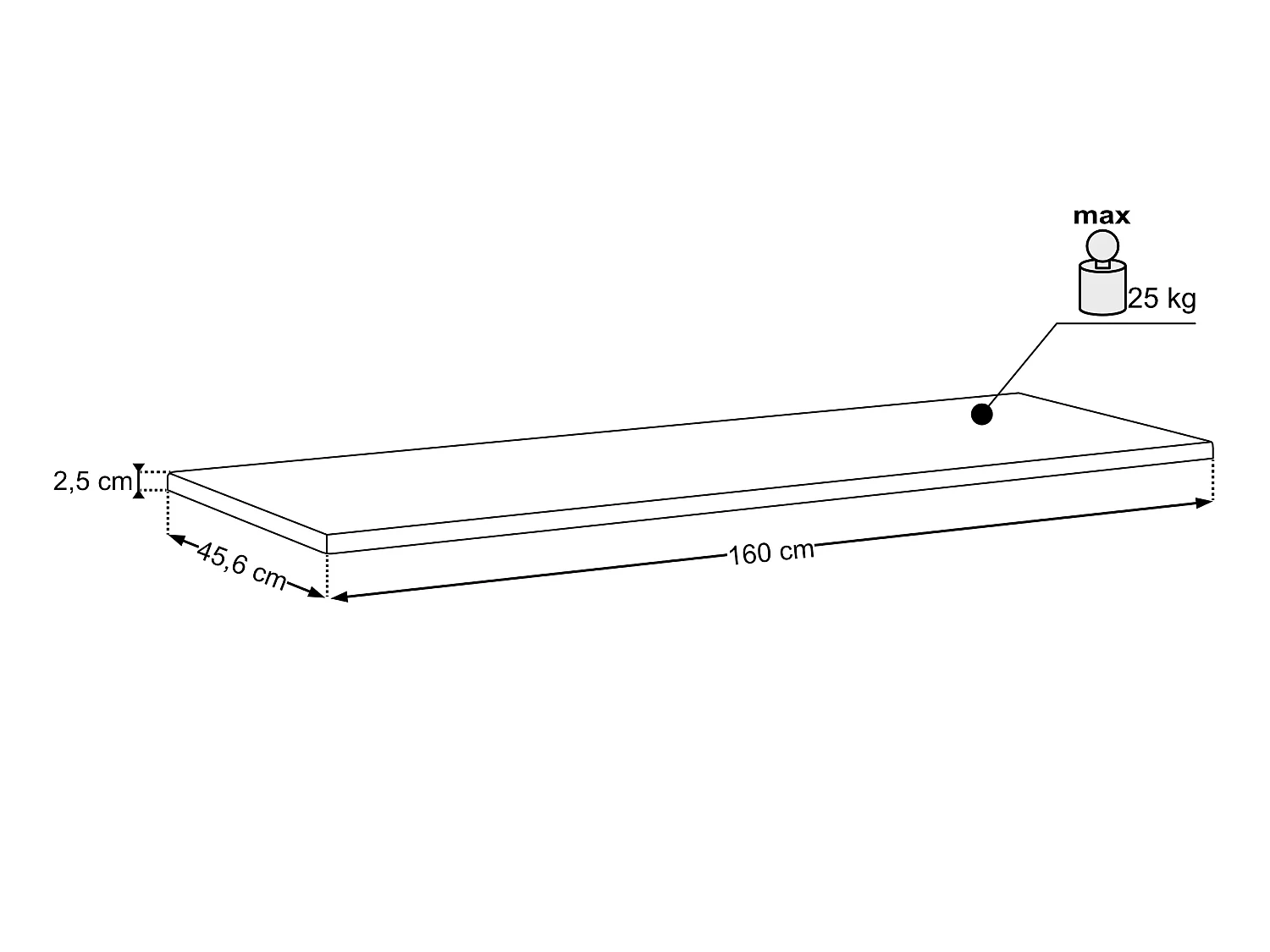 Plan de toilette Sombra Green 160 cm - Reed Green