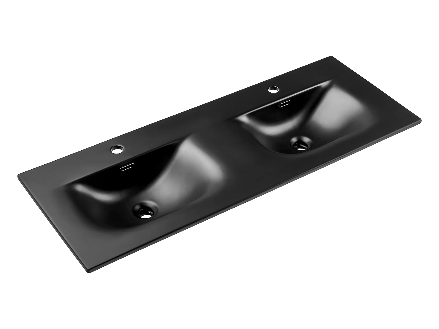 Ensemble de meubles Ocean Black 120 cm avec vasque à poser noire mate