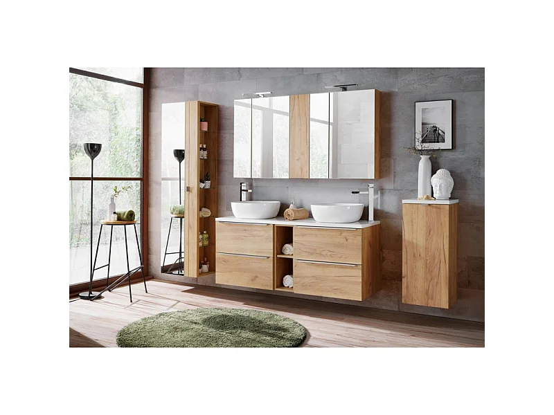 Plan de toilette Capri White 140 cm