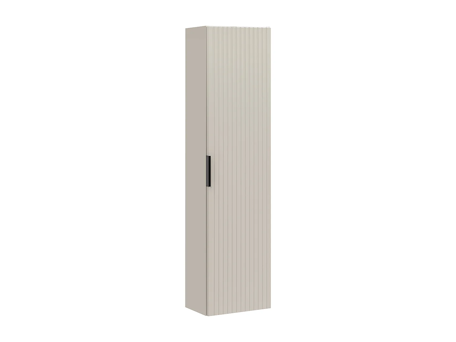 FR ensemble salle de bain Adel Cashmere 120 cm avec vasque à poser SKY et armoire haute cachemire mat