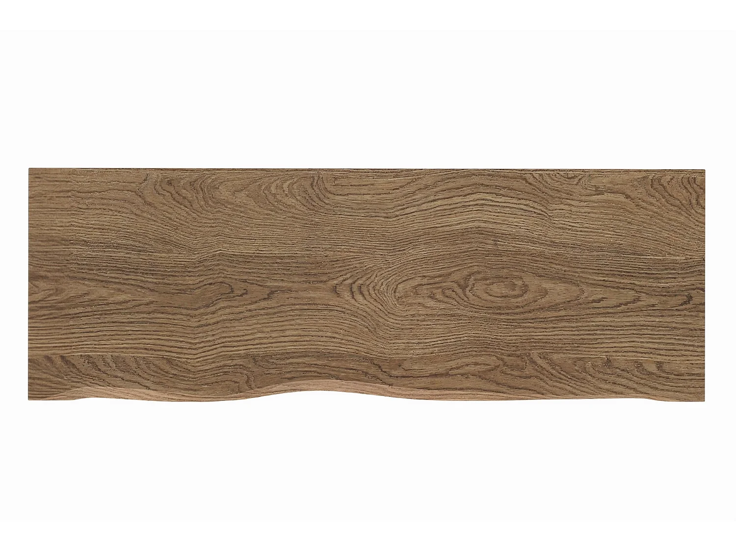 Plan de toilette 120 cm NATURE Chêne Casella avec bord irrégulier