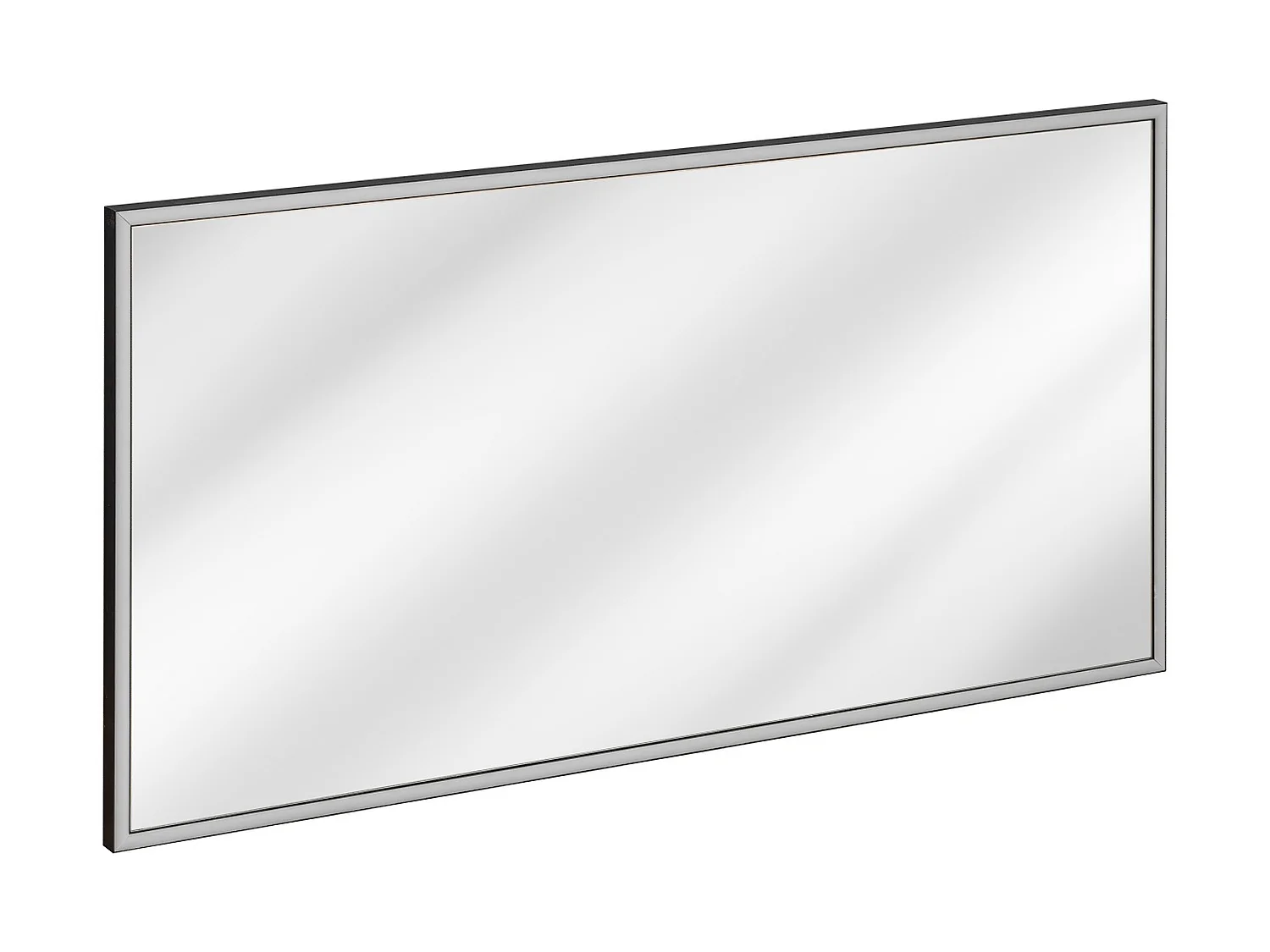 Ensemble de meubles 120 cm avec vasque à poser, armoire haute et miroir LED Adel Black