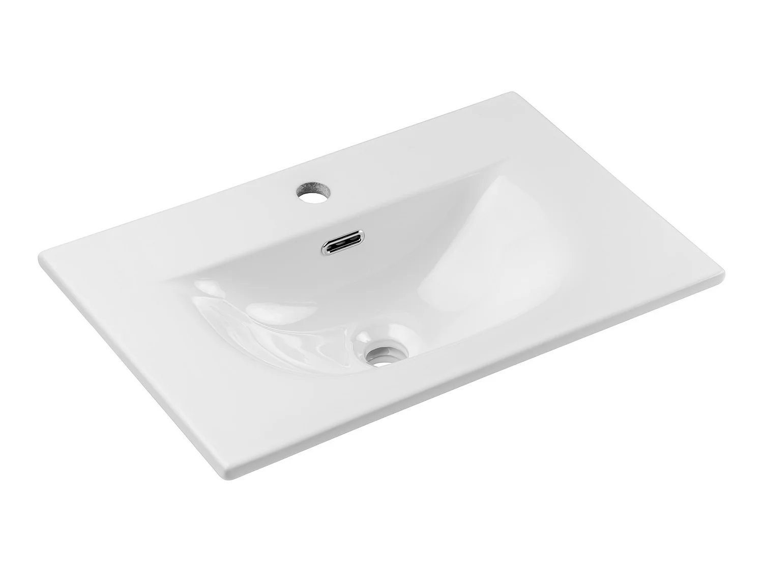 Conjunto de muebles Nova Cashmere 60 cm con lavabo sobre encimera SKY y armario alto
