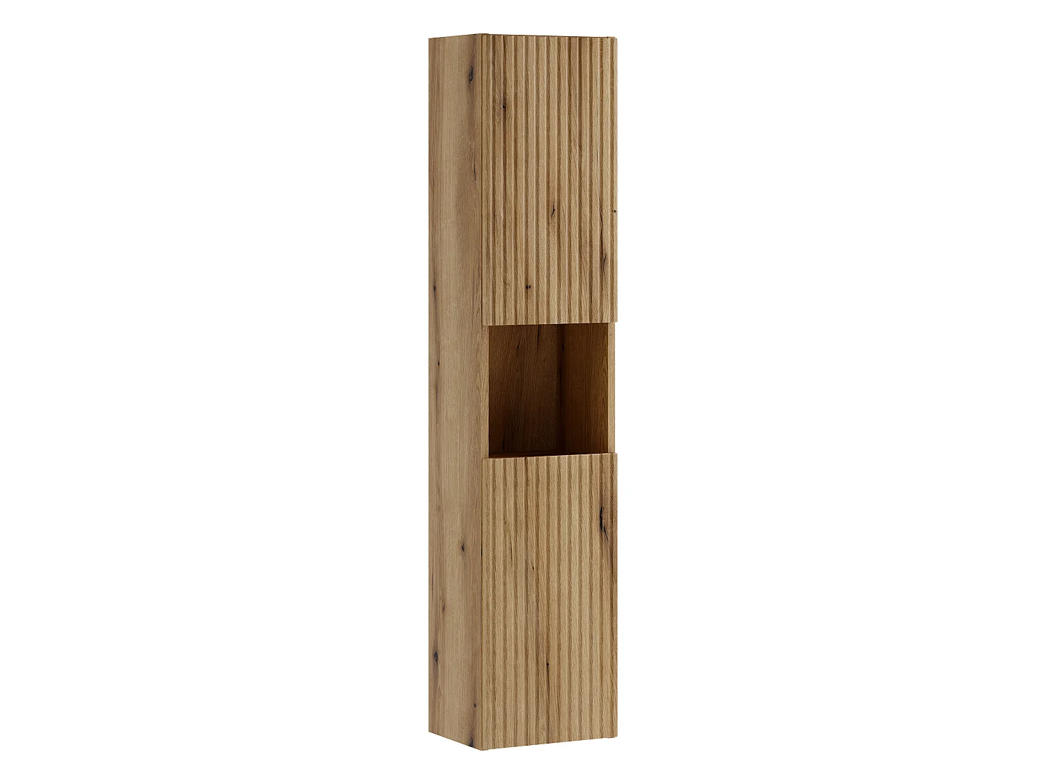 Conjunto de muebles Nova Coast Evoke 50 cm con encimera de baño, lavabo sobre encimera Gaja y armario alto