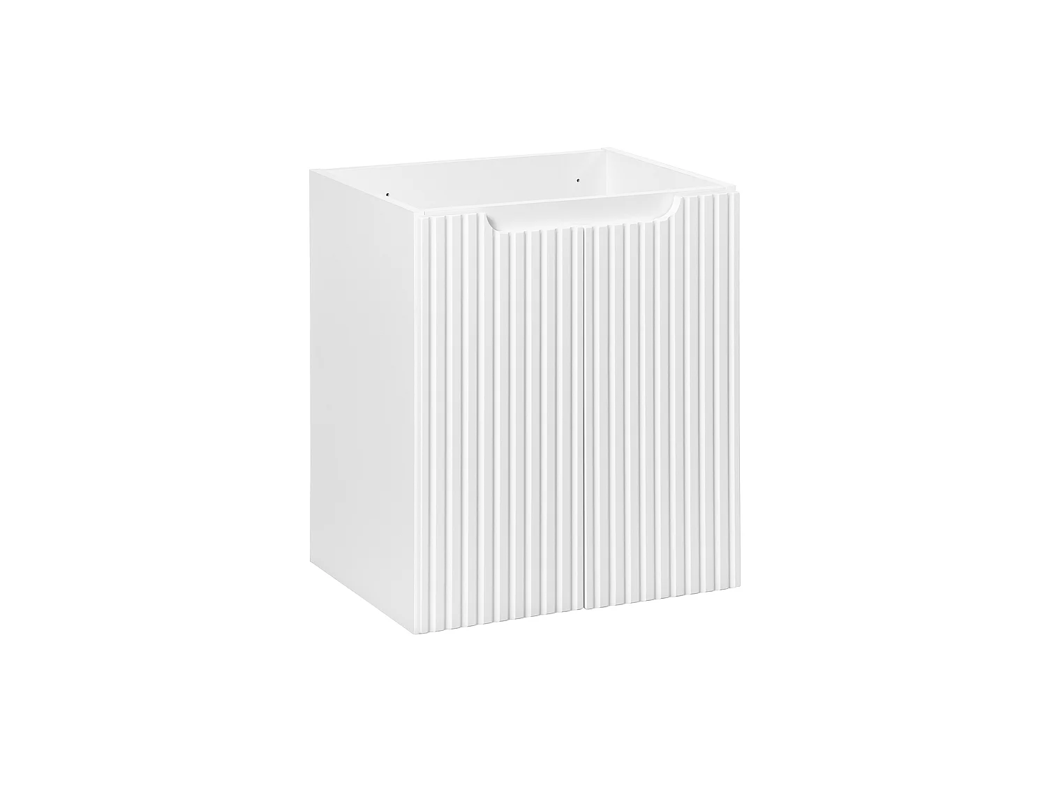 Ensemble de meubles Nova White 50 cm avec vasque à poser et plan de toilette Nova Oak