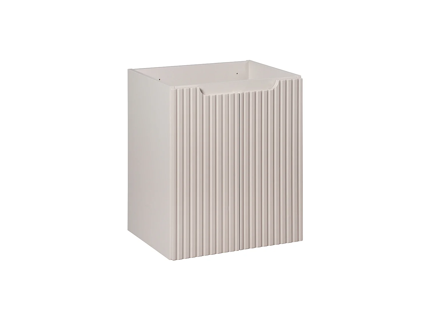 Ensemble de meubles Nova Cashmere 50 cm avec plan de toilette Nova Oak et vasque à poser Gaja