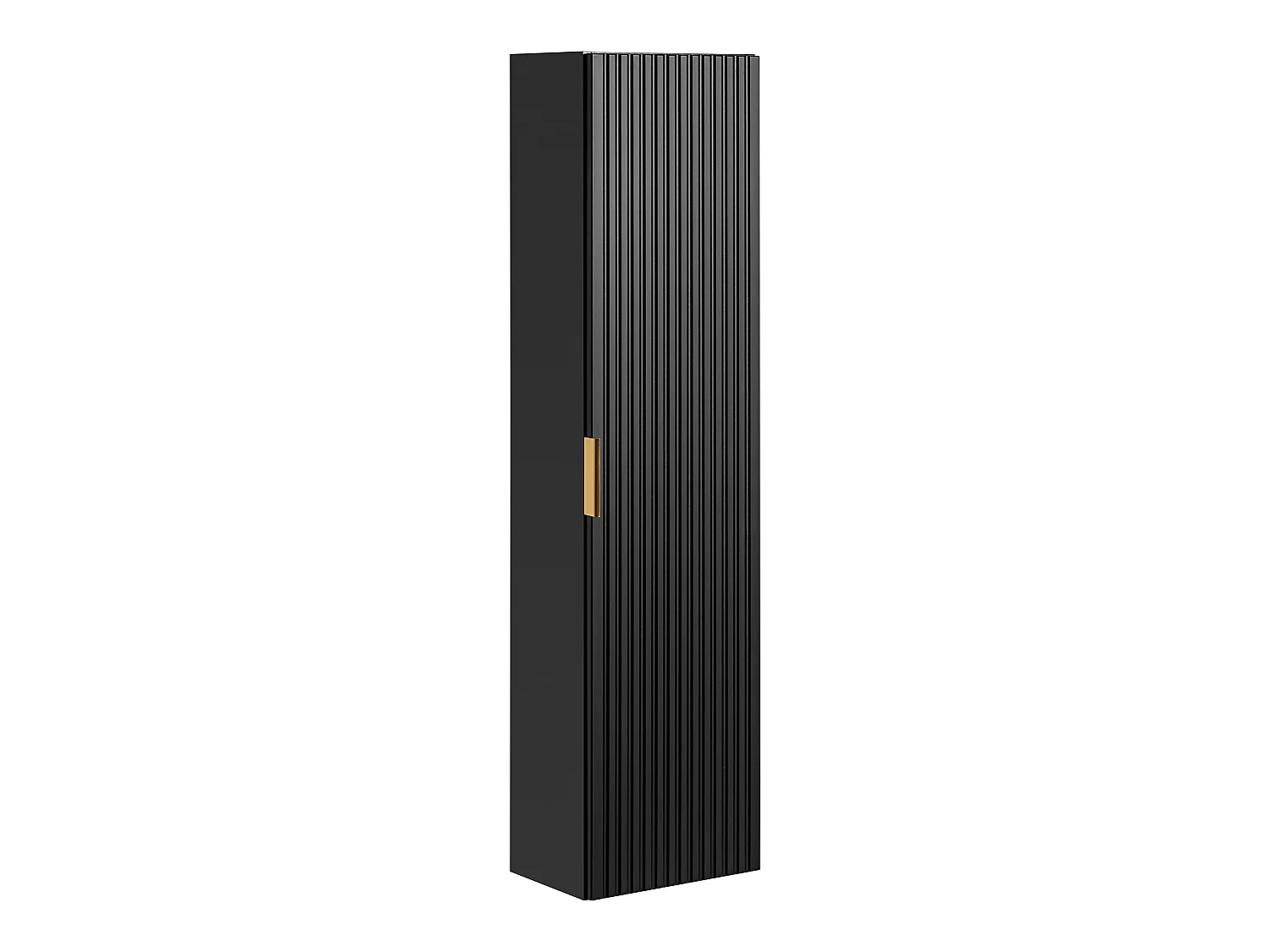 Conjunto de muebles 60 cm con lavabo, estante inferior y espejo Adel Black