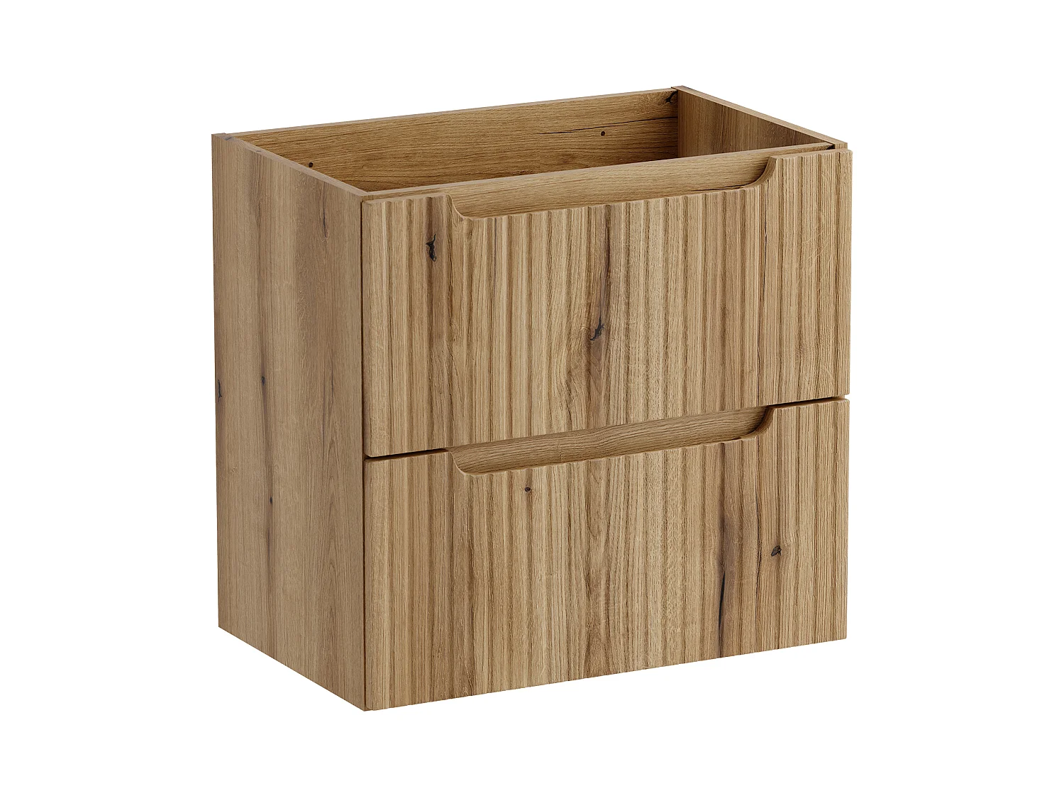 Conjunto de muebles Nova Coast Evoke 60 cm con lavabo sobre encimera, 2 cajones, roble Coast Evoke