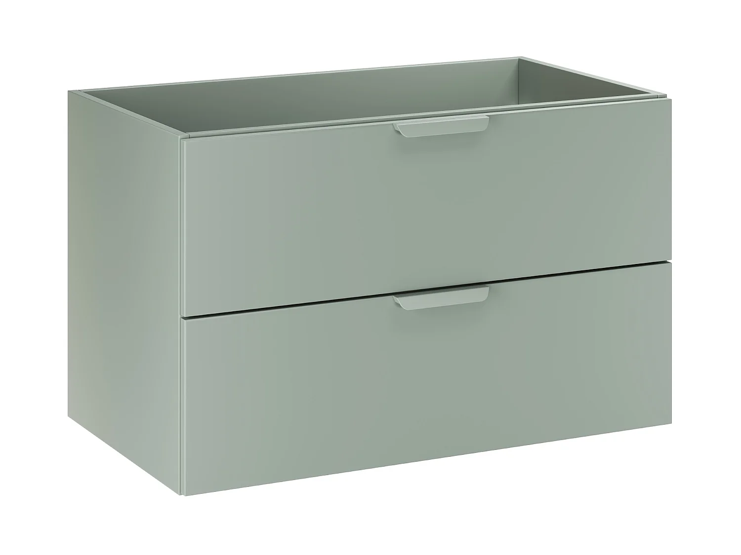 Ensemble salle de bain 80 cm Aster Green avec vasque à poser Lava blanche