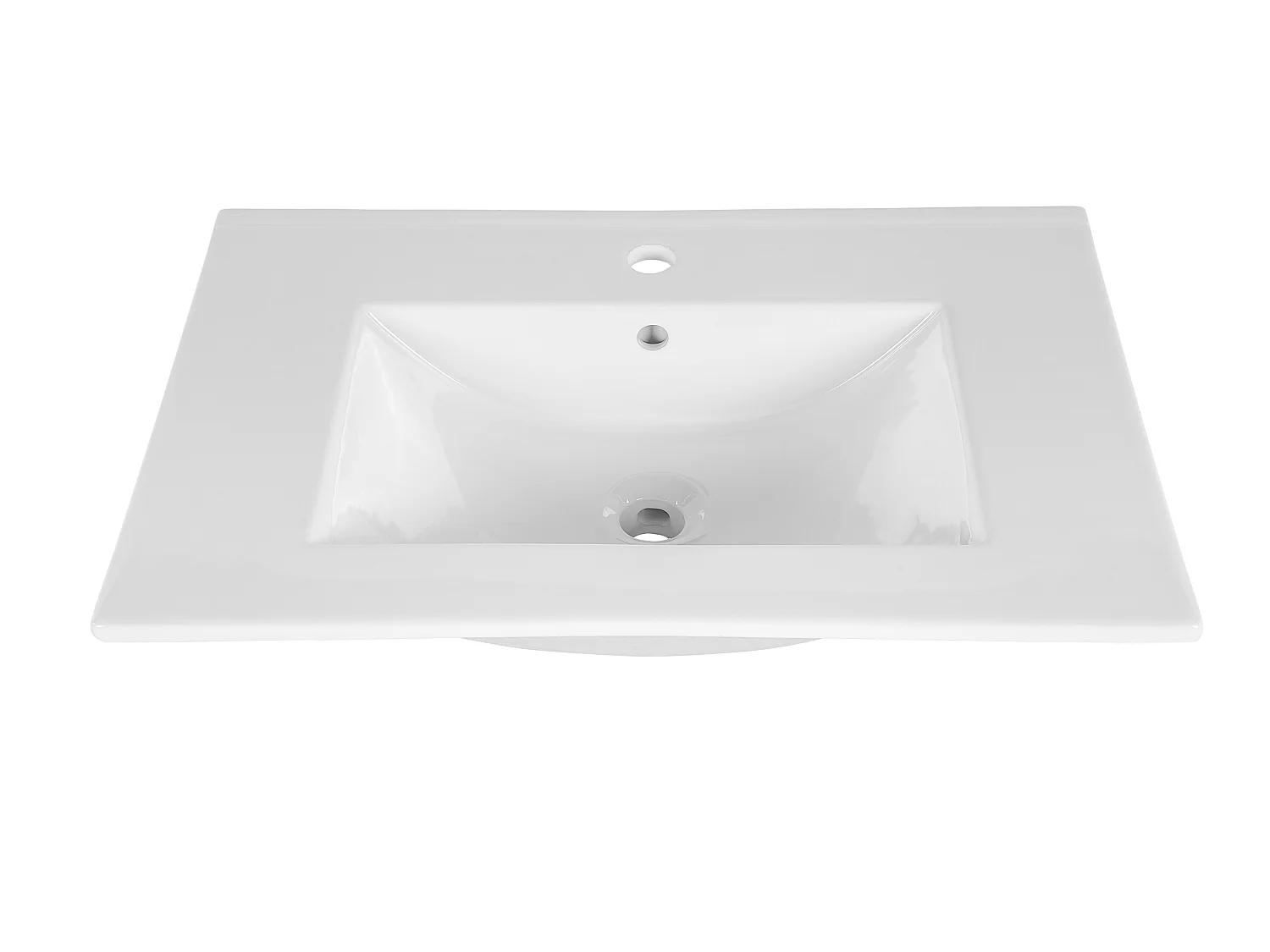 Conjunto de muebles Dalia Cashmere 80 cm con lavabo sobre encimera Lava y 2 armarios altos