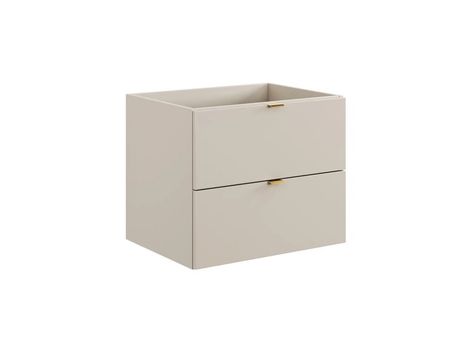 ES conjunto de muebles Dalia Cashmere 100 cm con encimera Roble Cremona y lavabo sobre encimera Cloud