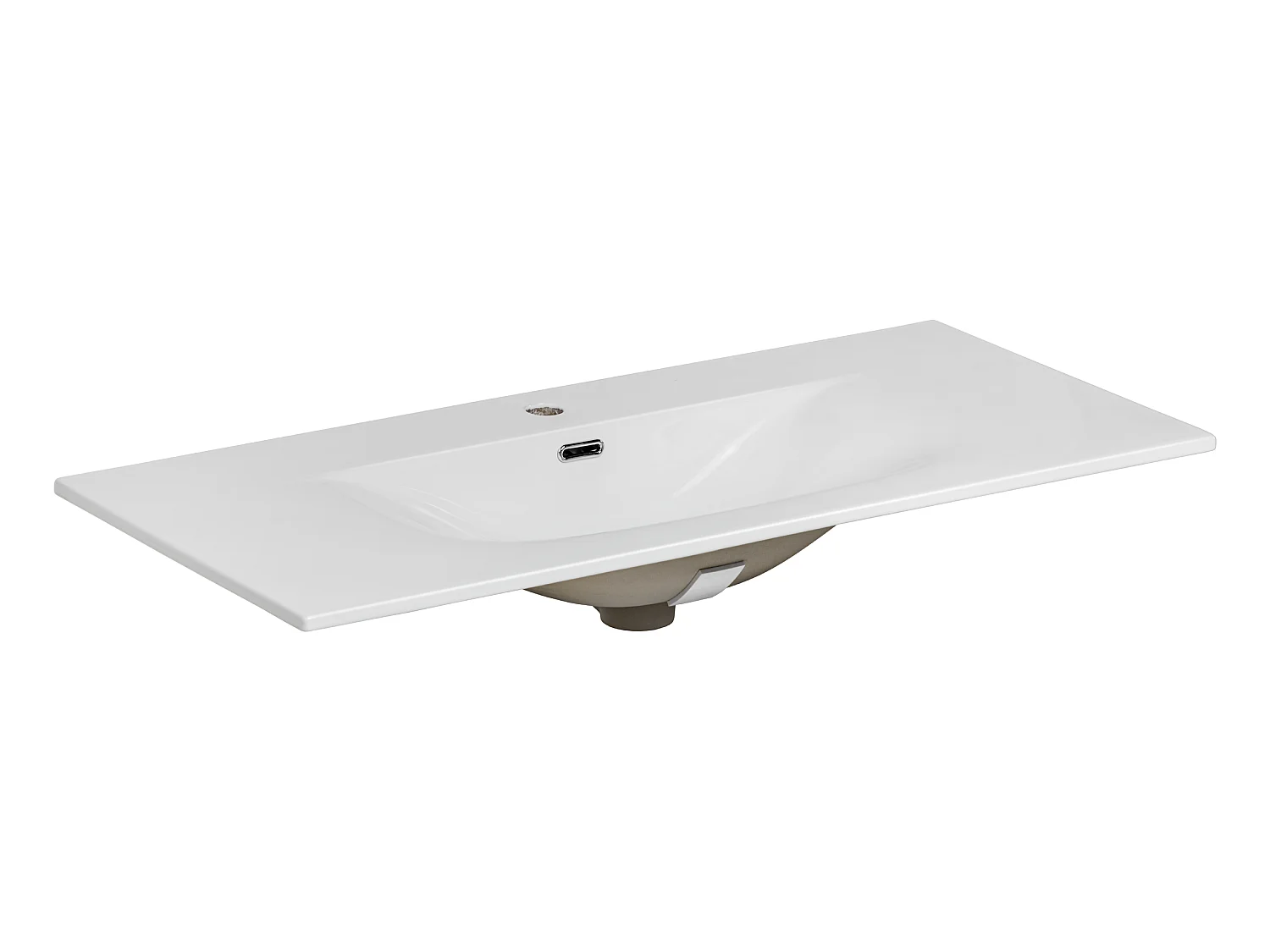 Ensemble de meubles Ocean Beige 90 cm avec vasque à poser et meuble sous-vasque