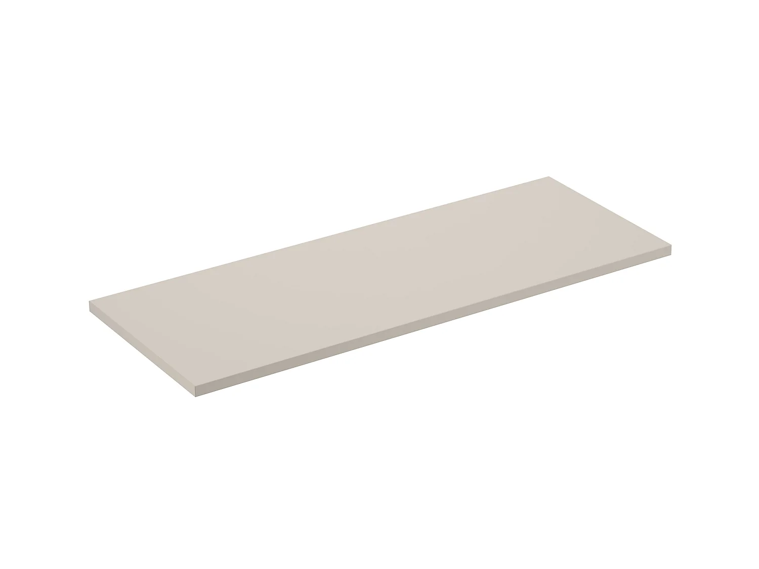 Ensemble de meubles 120 cm avec plan de toilette et 2 vasques à poser Smile Adel Cashmere