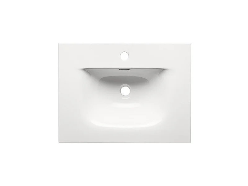 Ensemble de meubles 80 cm avec vasque à poser Iconic White
