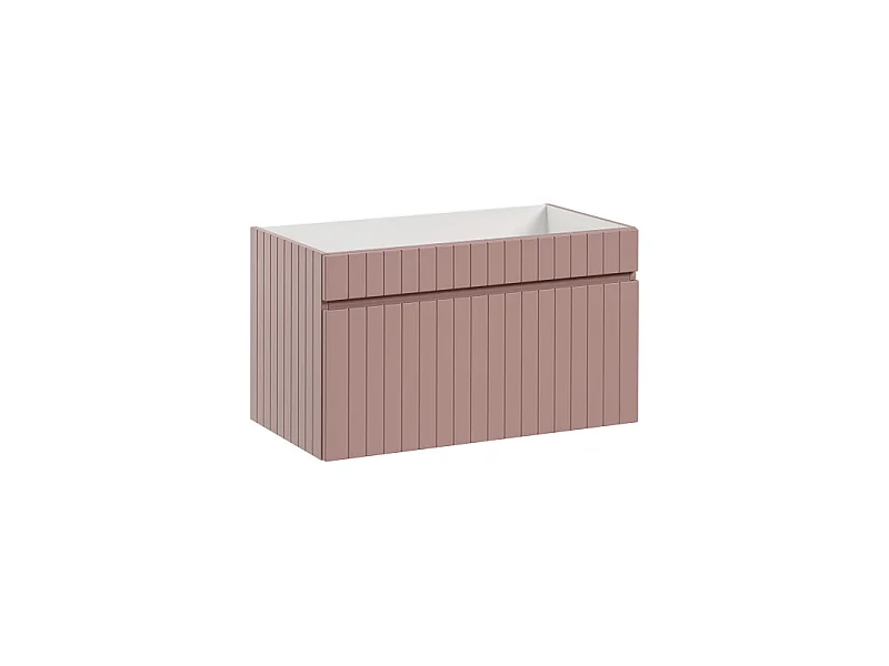 Ensemble salle de bain Iconic Rose 80 cm avec vasque à poser SKY