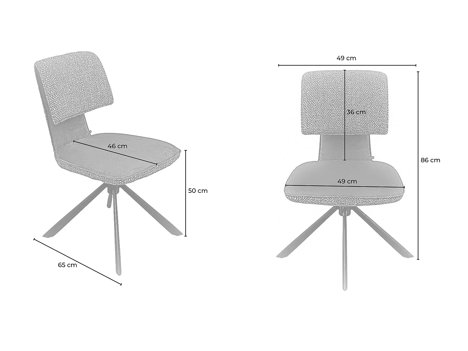 Silla de comedor - Verde Tejido - LYSSIA