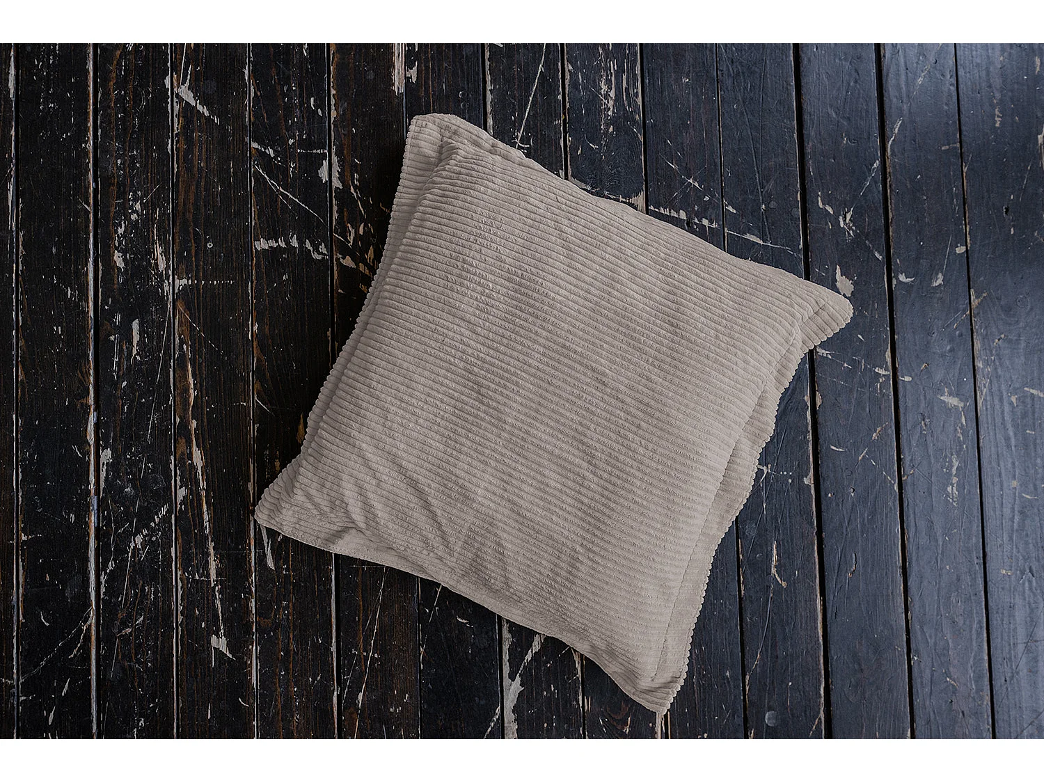 Flatterkissen - Taupe Cord - MADELINE