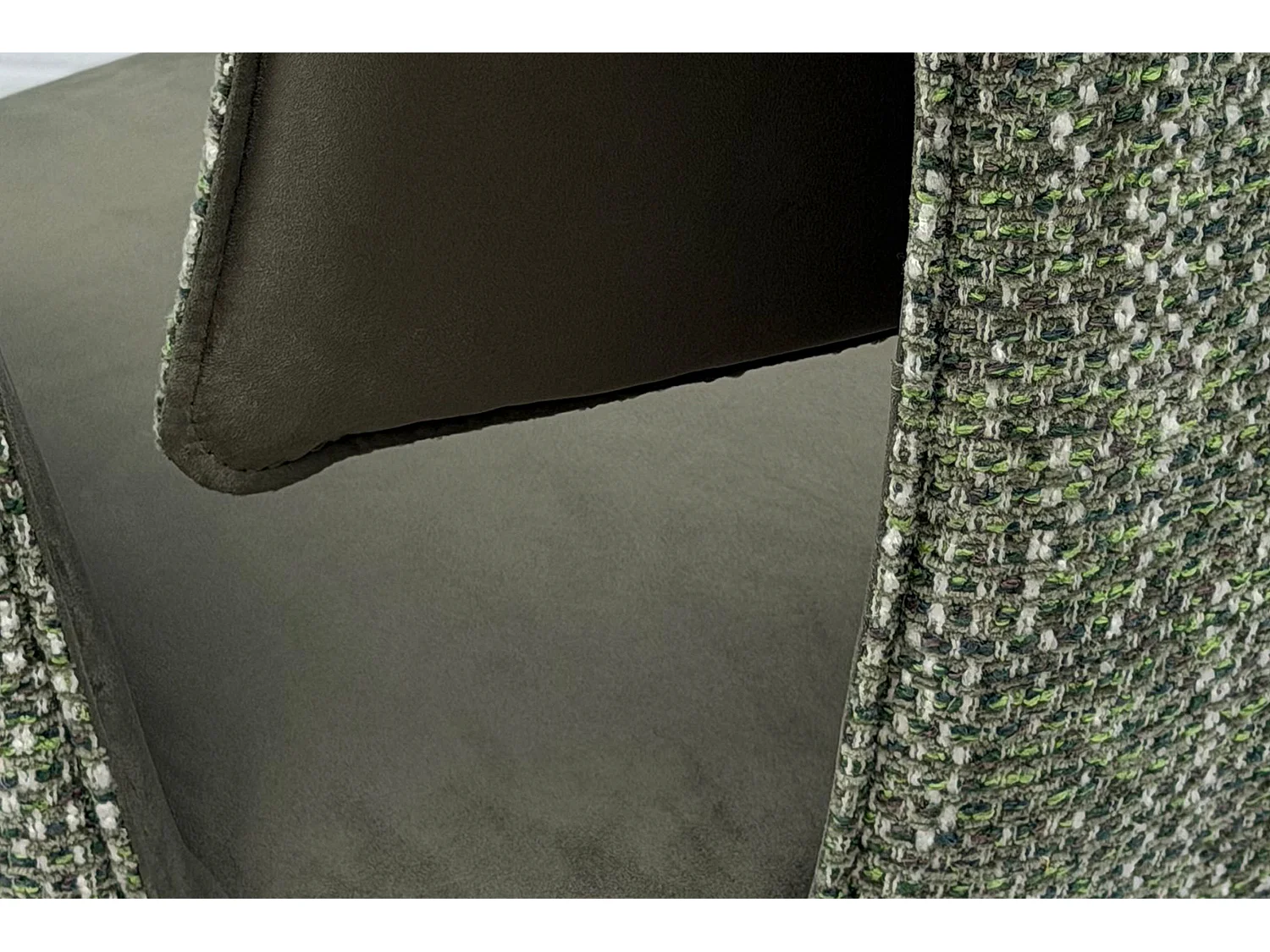 Silla de comedor - Verde Tejido - EDENIA